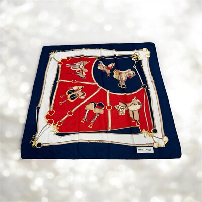 新年SALE【超希少】90s A.P.C. horse lether フランス製 MARC LAURY PARIS GEOMETRIC Horse Saddles Polyester scarf | eBay