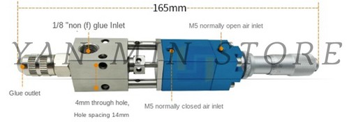 1PC JQ-2121Q Micro-adjustable single-liquid glue gu thimble dispensing ...