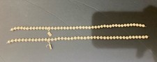 Vintage Lot Of 2 Strands Faux Pearls Made In Japan 14 Inch NOS
