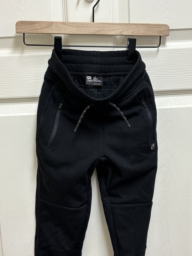 Gap Kids GapFit Boys Size Small 6-7 Joggers Pants Performance Black Pockets - Picture 4 of 6
