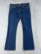 Kut From The Kloth Pants Women 8 Blue Denim Jean Flared Low Rise Cotton 30x29