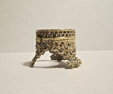 Solid Brass S. Crown Gemstone Sphere Holder/ Stand/Display 1.25" Dia. 