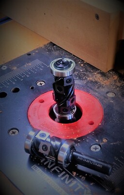 Flush Trim Router Bit with Carbide Inserts - 1/2'' shank
