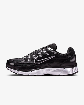 Nike P-6000 Black Metallic Silver White 6-13Size CD6404-026