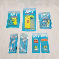 Lot of 7 - Seps Fishing Tackle Lures & Dodger Assortment -