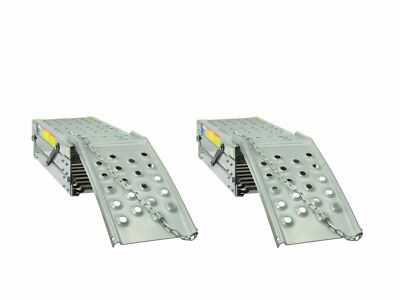 Laderampe G02047 Auffahrrampe bis 2200 KG Motorrad Verladerampe Klappbar Rampe