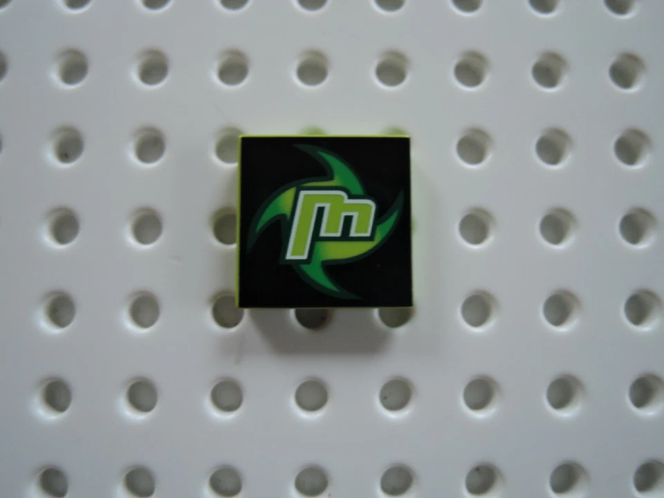 Lego 1 x Fliese 3068bpb0255 lime 2x2 bedr. Racer M Jungle Monster 8356 - Bild 1 von 1
