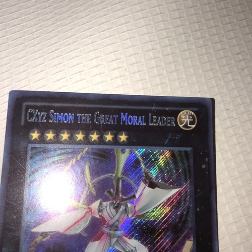 YuGiOh C Xyz Simon the Great Moral Leader NUMH-EN040 Secret Rare 1st Edition NM - Picture 4 of 7