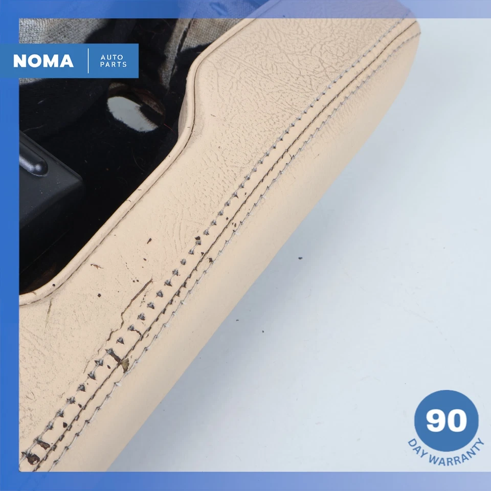 92-96 Jaguar XJS Serie 3 Consola Central Apoyabrazos Tapa Borde Beige OEM Foto 3 de 4