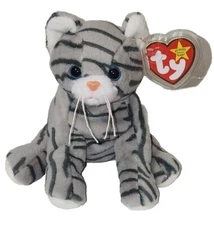 Ty Beanie Baby SILVER II the Tabby Cat 30th Anniversary Limited Edition 2023 NEW