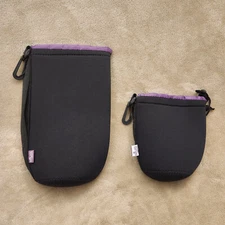 (2) Altura Photo - Neoprene Zippered Soft Lens Cases Pouch DSLR 9" & 6" QwikShip