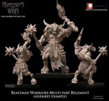 Legendary Chaos Beastmen Multi Part Kit - Avatars of War  Daemon Darkness