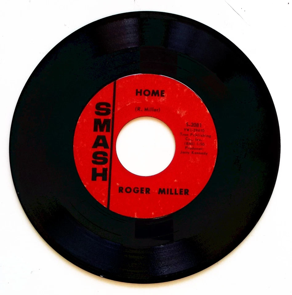 ROGER MILLER – WALKIN' IN THE SUNSHINE/HOME SMASH RECORDS VINYL 45 76-19 Foto 2 de 3