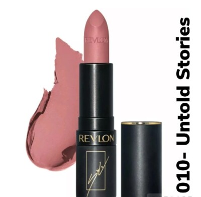 2 Revlon x Sofia Carson Collection Super Lustrous Mattes. #010 UNTOLD STORIES. 