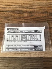 Walthers HO Decal 1451: Pacific Fruit Express Reefer Black
