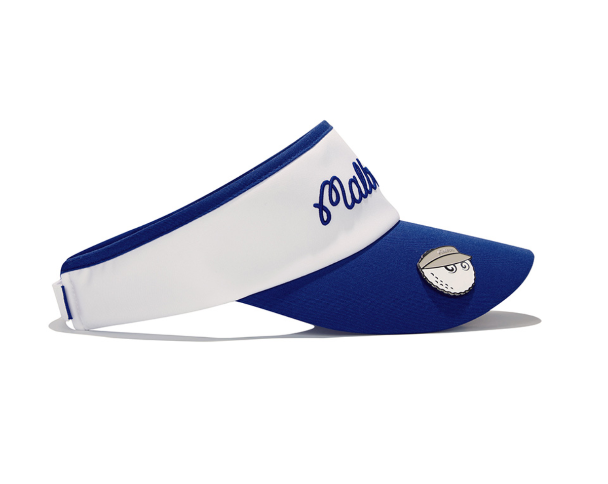 MALBON ♥ Malbon Script Ball Marker Visor/ 追跡付 Malbon Golf] Script Ball Marker Visor - Blue | eBay