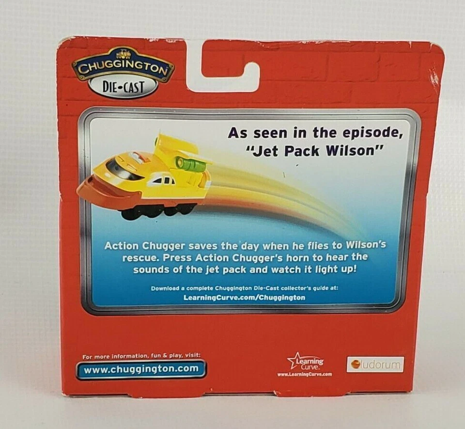 Brand New Chuggington Die Cast Jet Pack Action Chugger New Sealed Pkg - Image 2 of 3