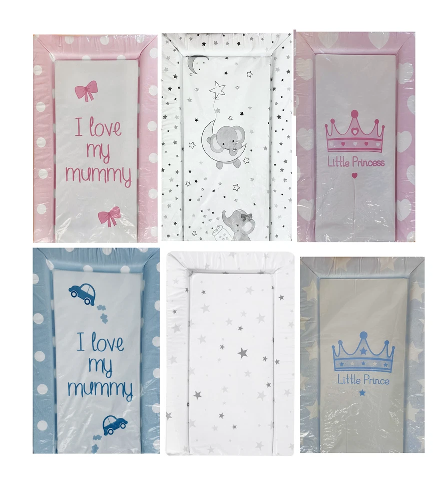 KAM LABELZ Baby Nursery Waterproof Soft Padded Changing Mats Easy to Clean - Various Design