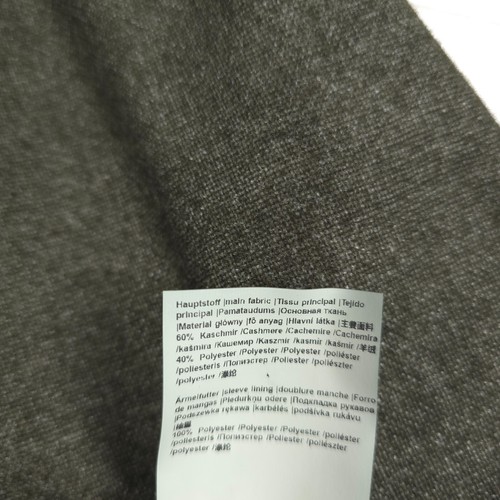 $1395 Windsor Giro D2 Unlined Cashmere Sport Coat Blazer Jacket Mens 40 (EUR 50) - Picture 14 of 15