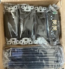 WEBANG 9 Electrical Wall Outlets Black Tamper-Resistant Duplex Size 4.5”x2.76”