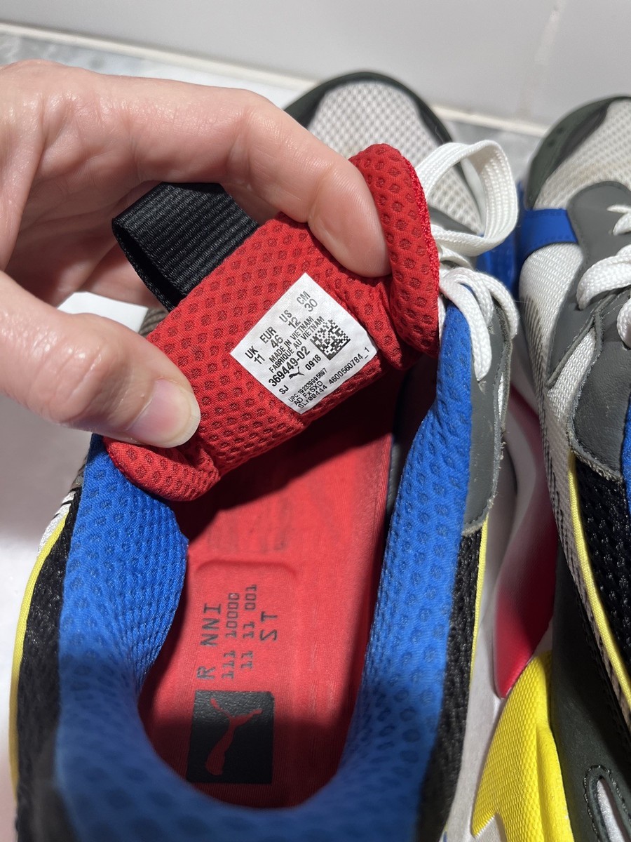 PUMA RS-X Toys 2018 - 369449-02 Mens Red, White, Blue Sneakers Sz