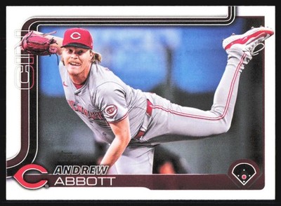 2025 Topps Series 1 #140 Andrew Abbott Cincinnati Reds Baseball Card