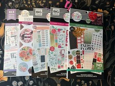 Set of 5 Happy Planner Lightly Used Sticker Books