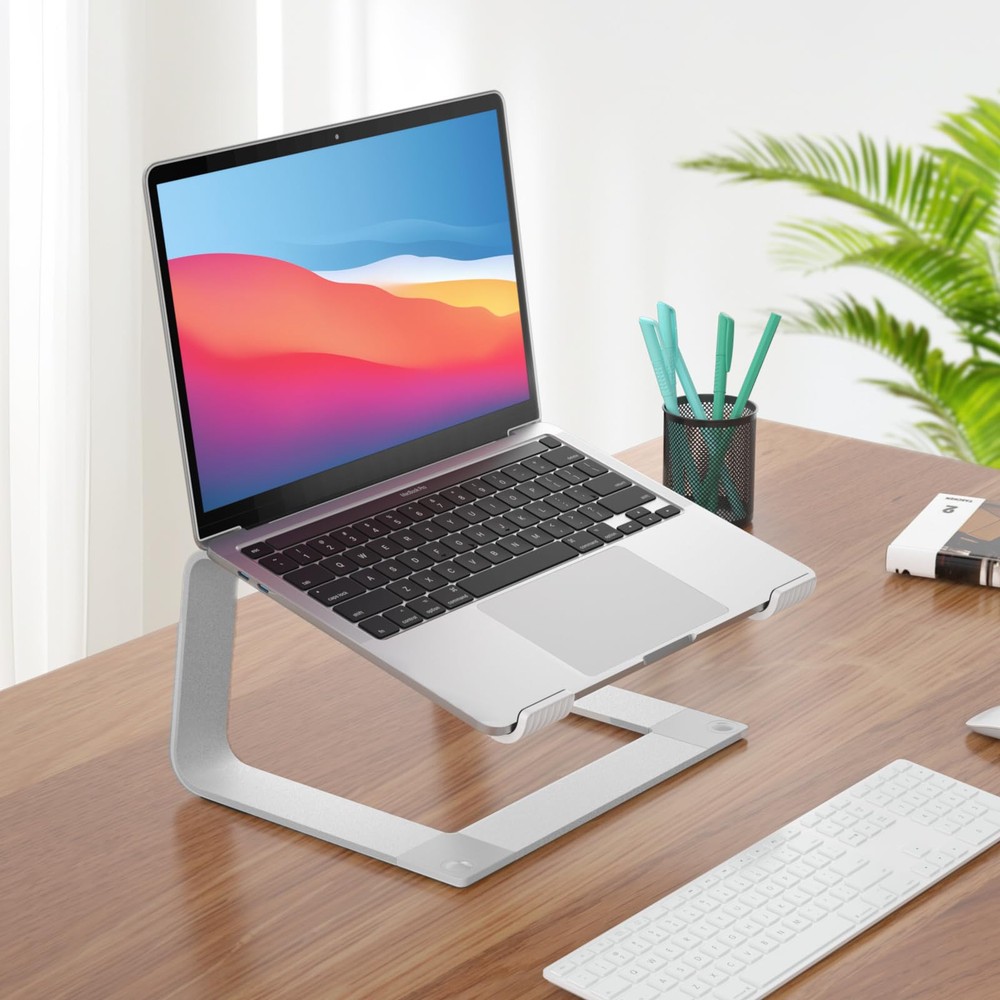 Aluminum Laptop Stand for Desk Detachable Notebook Riser Holder with Ventilation  