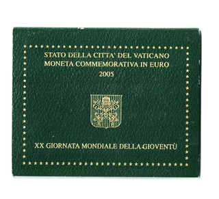 VATICANO COMMEMORATIVO 2 EURO 2005 PAPA BENEDETTO XVI
