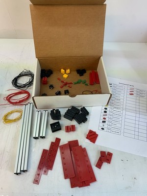 Lot Of 4 Fischertechnik Kit Digital Electronics Kit - Missing 1 Piece S8683