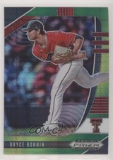 2020 Panini Prizm Draft Picks Green & Yellow Hyper Bryce Bonnin #PDP84 1s8