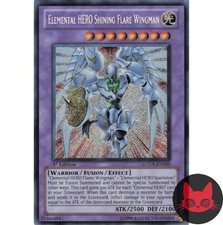 Yugioh Elementar-HELD Shining Flare Wingman LCGX-DE050 Secret Rare 1. Auflage NM