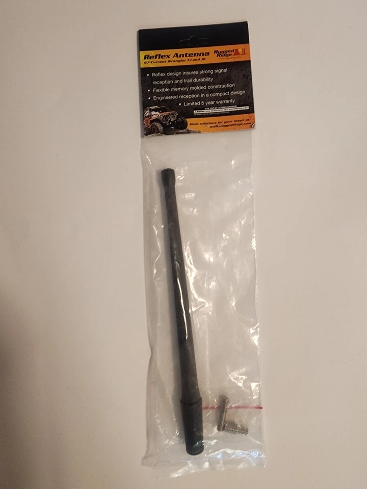 Jeep Gladiator 2020 Rugged Ridge Reflex Antenna 17212.07 9" 97-17 Wrangler  Foto 2 de 4