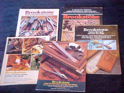 5 Brookstone Company 1978 Catalogs Hard to Find Tools Peterborough New Hampshire