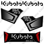 Fits Kubota SVL 75-3 Decal Kit Track Loader - Custom Black
