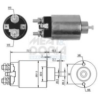 Meat & Doria Magnetschalter Starter FüR Mitsubishi Pajero Sport I K90 3.0 V6