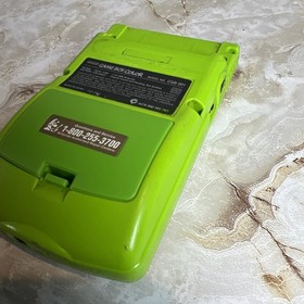 Nintendo Game Boy Color Kiwi Lime Green Handheld Console System Tested & Working