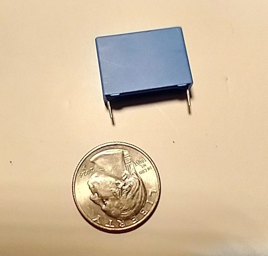 NOVO!!! 2000 volts 7,5 nf Phillips CA e capacitores metalizados de pulso/bobina Tesla - Imagem 3 de 4