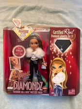 BRATZ FOREVER DIAMONDZ- Yasmin, New In Box with Certified Real Diamond Jewelry