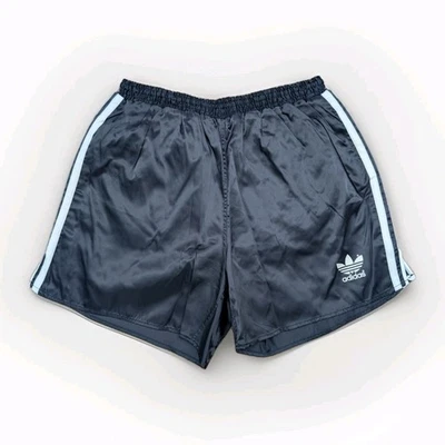 ADIDAS wie Neu Sampdoria Glanz Nylon Shorts D6 schwarz Sporthose Fußball Vintage - Bild 1 von 4
