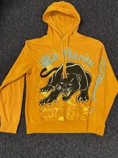 Ed Hardy Hoodie Gold Yellow Panther Graphic P...