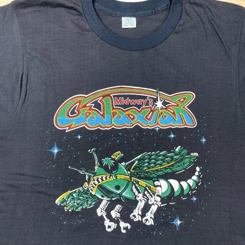 VTG 80s Galaxian 19.5” x 27.5” Atari Video Game T Shirt