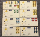 1974 Australia Air Mail FDC Lot of 8 – Sports Olympics Thematic Covers MNH
