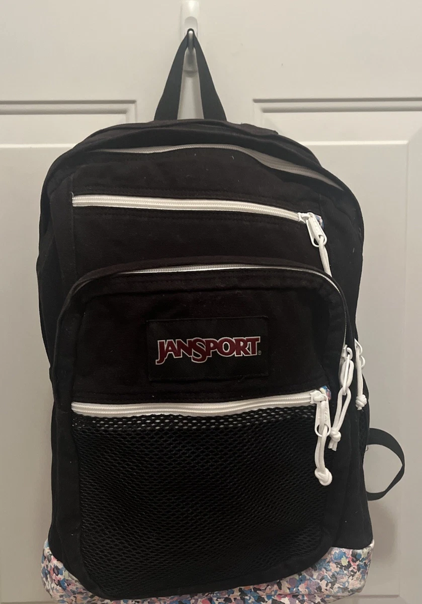 black white backpacks for girls jansport Superbreak Plus Laptop Womens Backpack JS0A4QUEGY0 Shoe Palace Side bottle pocket blends perfectly with your bag100% recycled 600 denier polyester main body fabric is built to last Kids' Backpacks | JanSport US