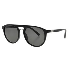 Salvatore Ferragamo Grey Pilot Men's Sunglasses SF1090S 001 54 SF1090S 001 54