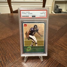 2003 Topps Terrell Suggs #314 PSA 10 GEM MINT Rookie Card RC Ravens POP 40. rookie card picture