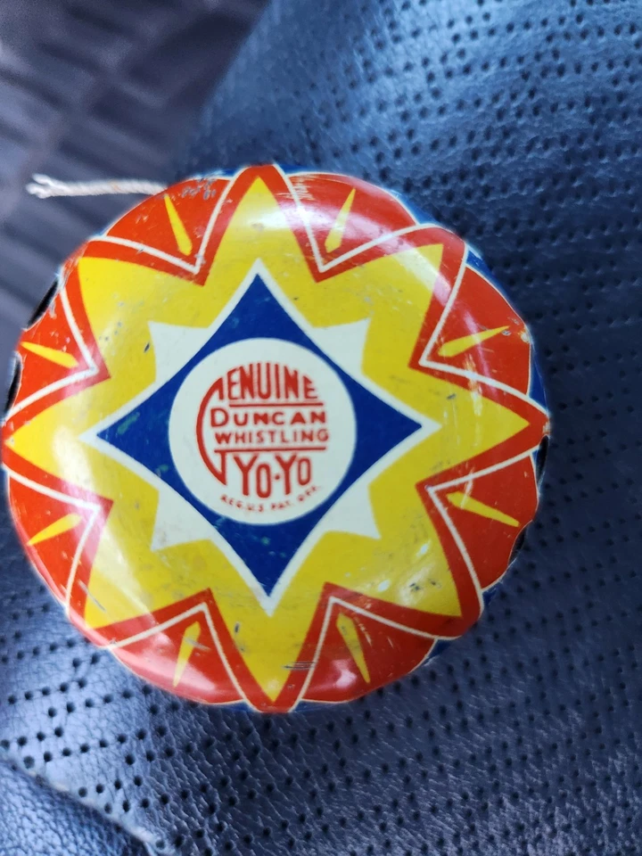 Vintage Duncan Starburst Tin Whistling YoYo,1950's,rare! - Image 2 of 4
