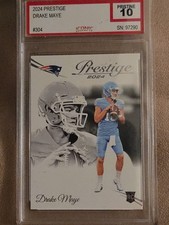GEM MINT 10!!! 2024 Panini NFL Prestige - Drake Maye QB (RC) #304 Patriots