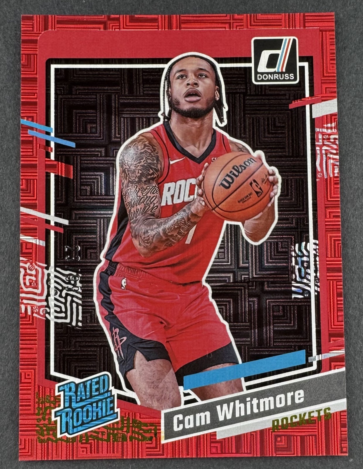 2023 Cam Whitmore Panini Donruss Rated Rookie Choice Red /99 #211