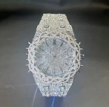 BRAND NEW  2025 Mens ICED OUT DIAMOND/MOISSANITE SIMULATED luxury Watch